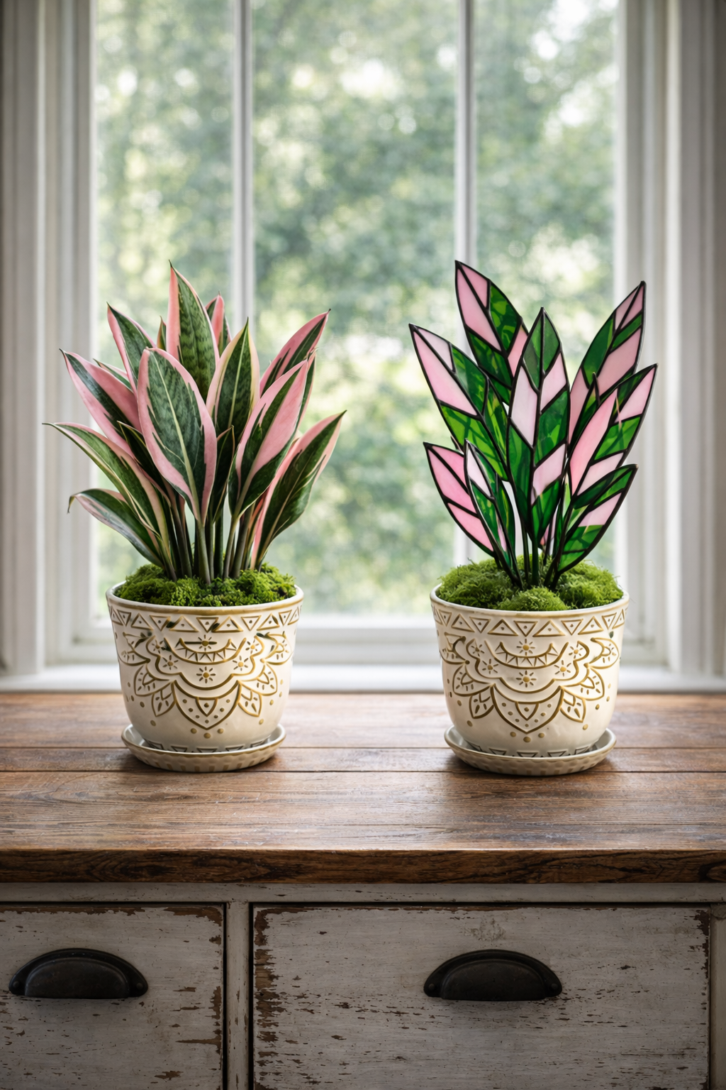 Stromanthe Princess Triostar Plant