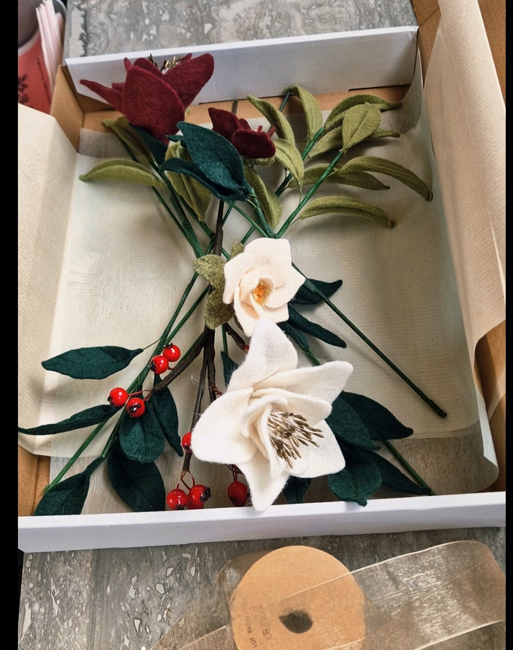 The Christmas Rose ~ Hellebore Bouquet