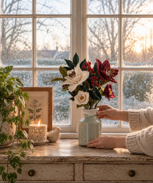 The Christmas Rose ~ Hellebore Bouquet