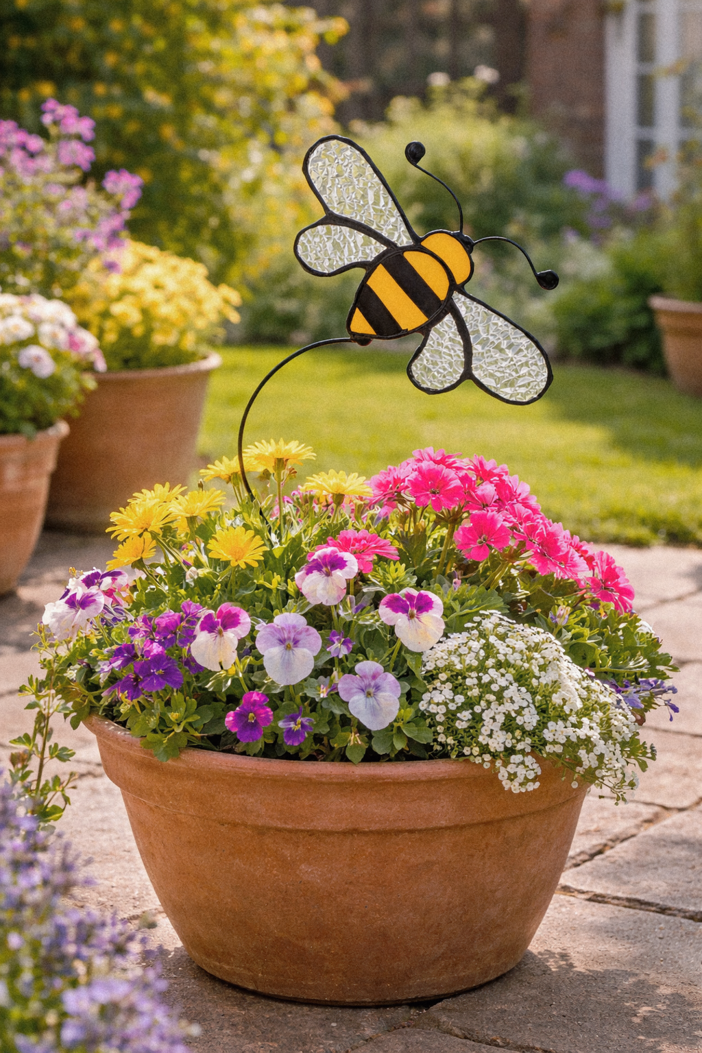 Honey Bee Plant Stake